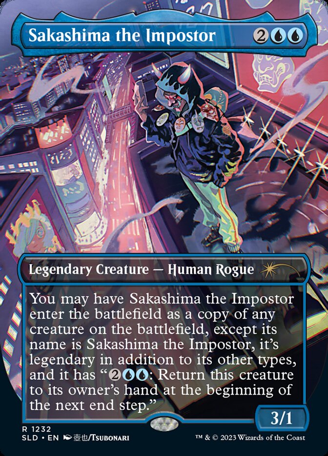 Sakashima the Impostor (Borderless) [Secret Lair Drop Series] [Foil]