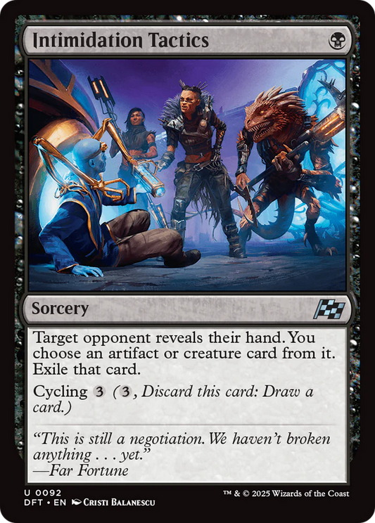 Intimidation Tactics [Aetherdrift] [Foil]