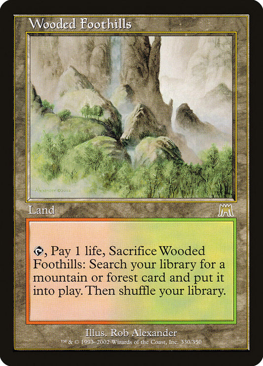 Wooded Foothills [Onslaught] [Foil]