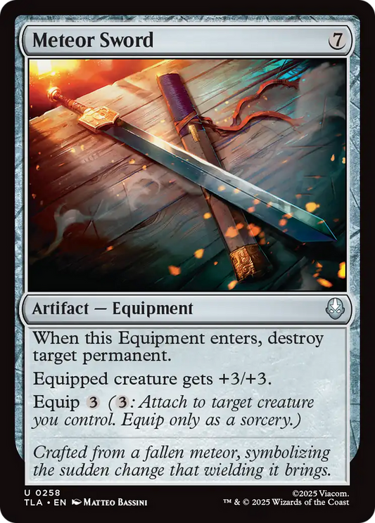 Meteor Sword [Avatar: The Last Airbender] [Foil]
