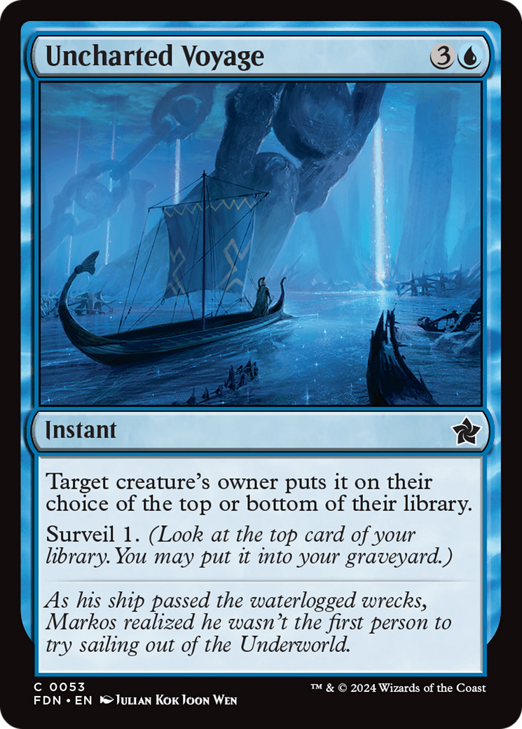 Uncharted Voyage [Foundations] [Foil]