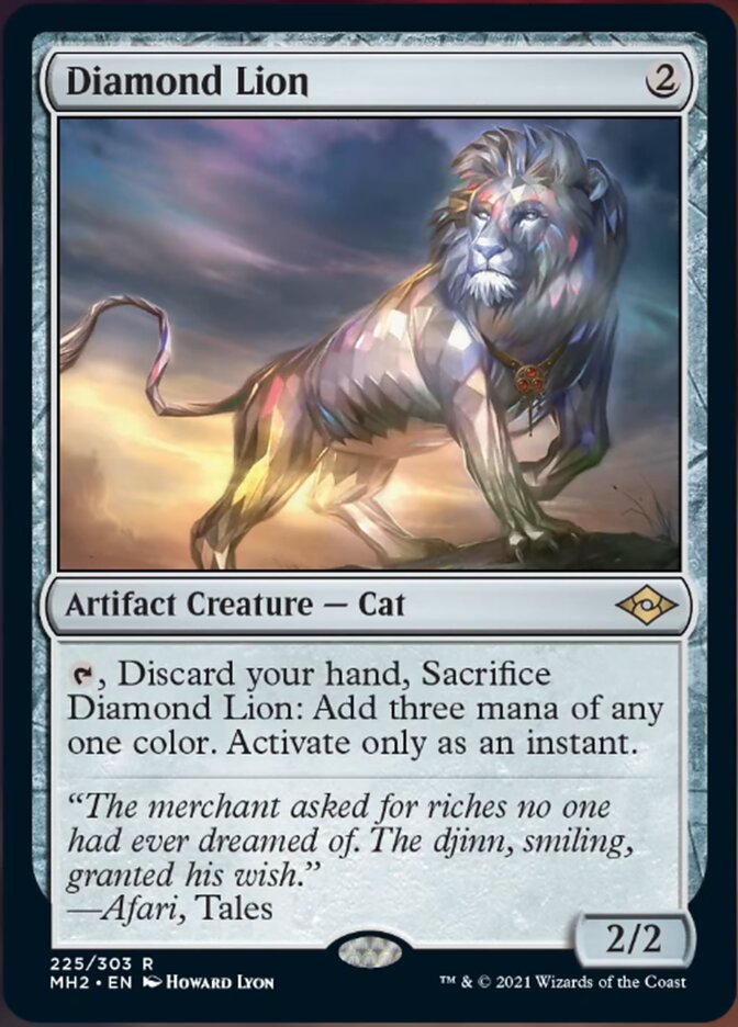Diamond Lion [Modern Horizons 2] [Foil]