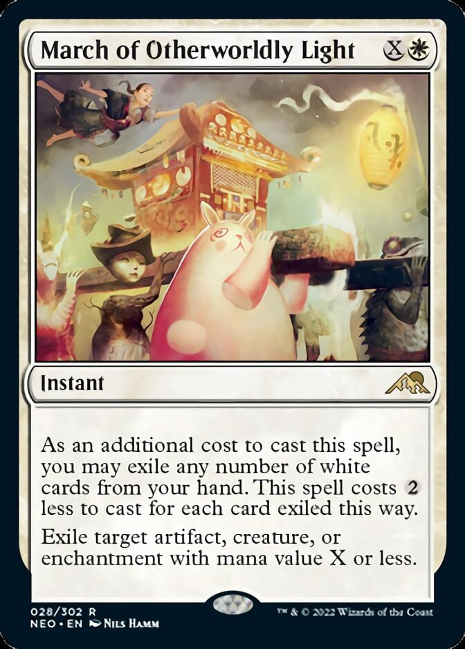 March of Otherworldly Light [Kamigawa: Neon Dynasty] [Foil]