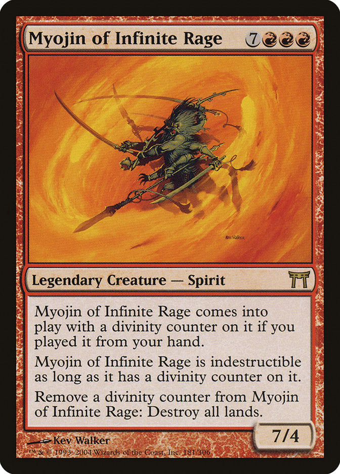 Myojin of Infinite Rage [Champions of Kamigawa] [Foil]