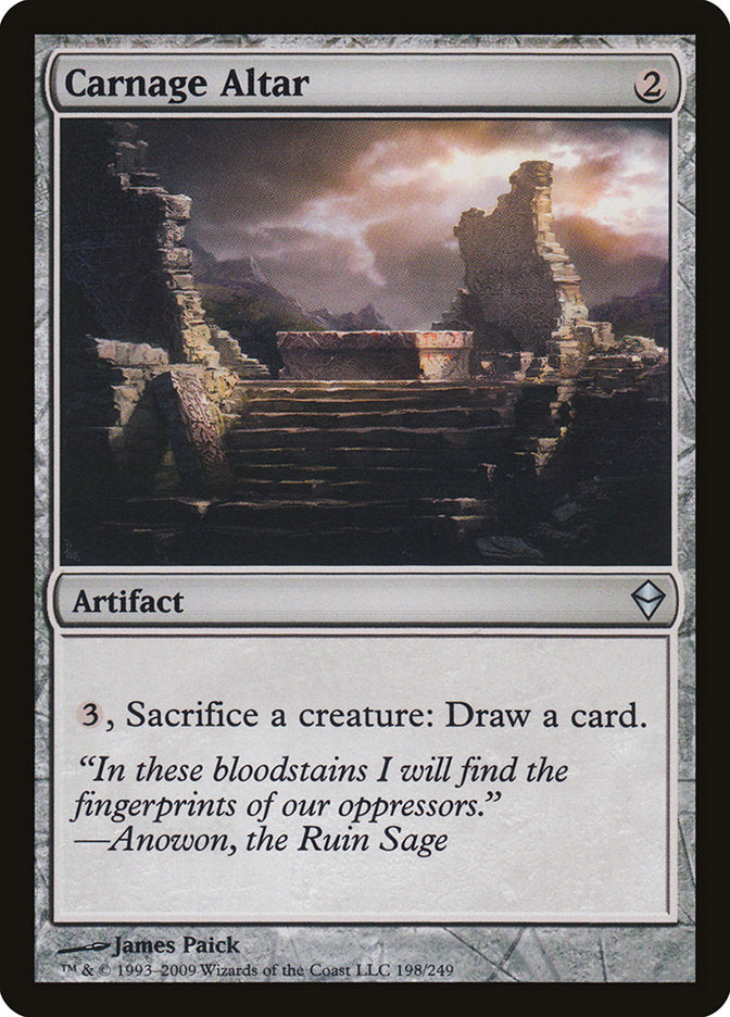 Carnage Altar [Zendikar] [Foil]