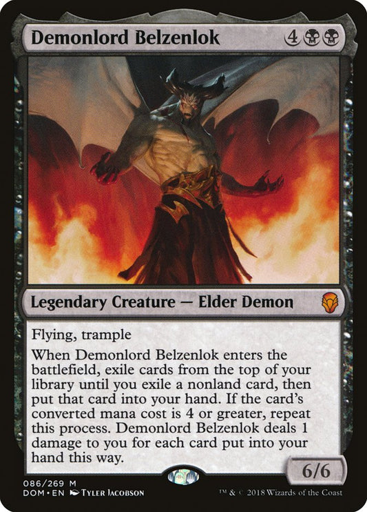 Demonlord Belzenlok [Dominaria] [Foil]