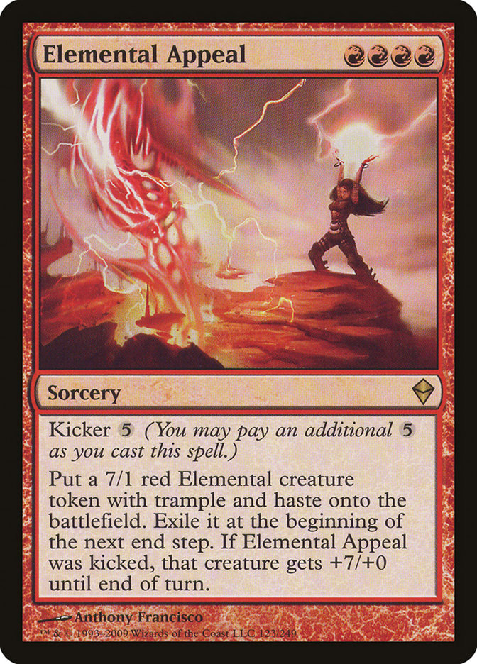 Elemental Appeal [Zendikar] [Foil]