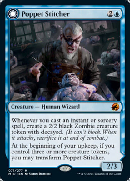 Poppet Stitcher // Poppet Factory [Innistrad: Midnight Hunt] [Foil]