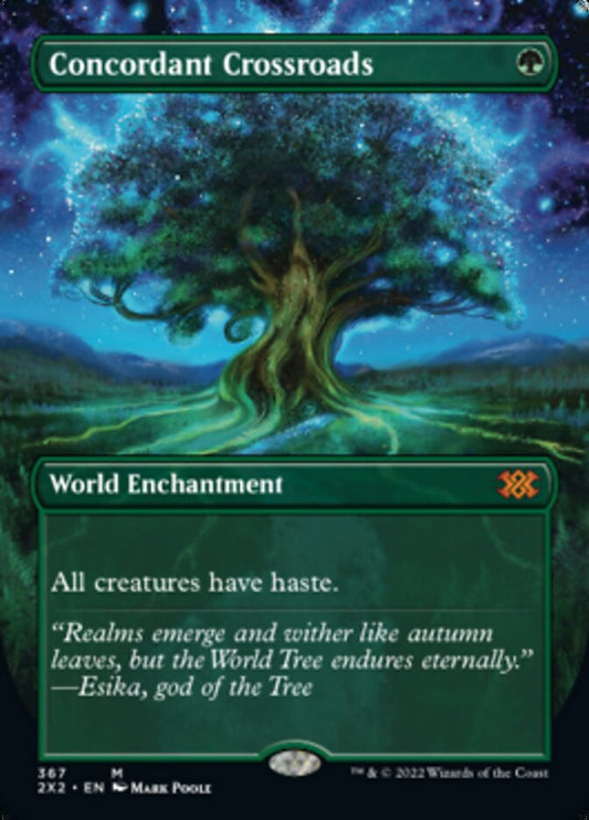 Concordant Crossroads (Borderless Alternate Art) [Double Masters 2022] [Foil]