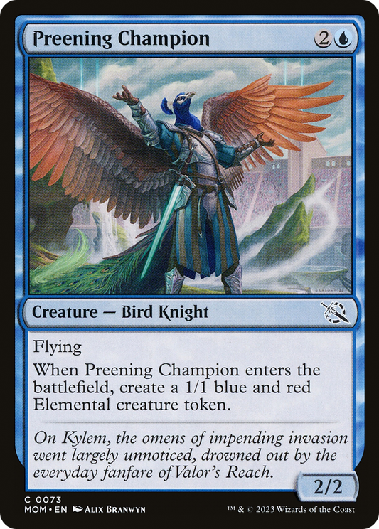 Preening Champion [March of the Machine] [Foil]