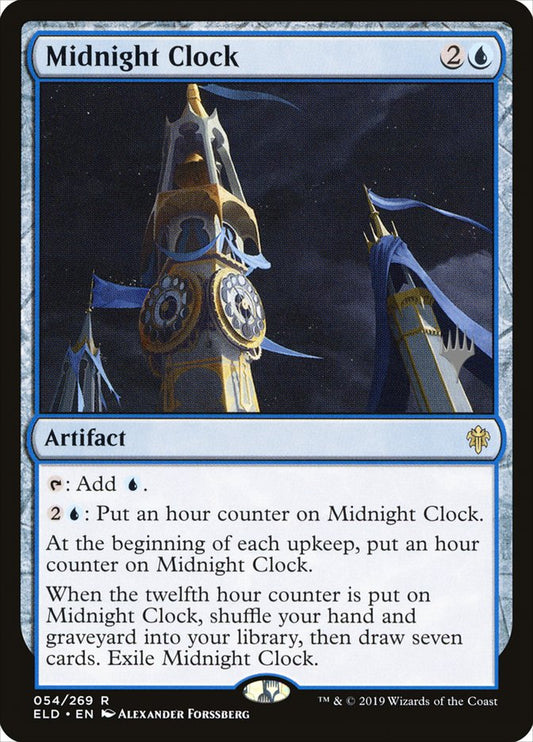 Midnight Clock (Promo Pack) [Throne of Eldraine Promos] [Foil]