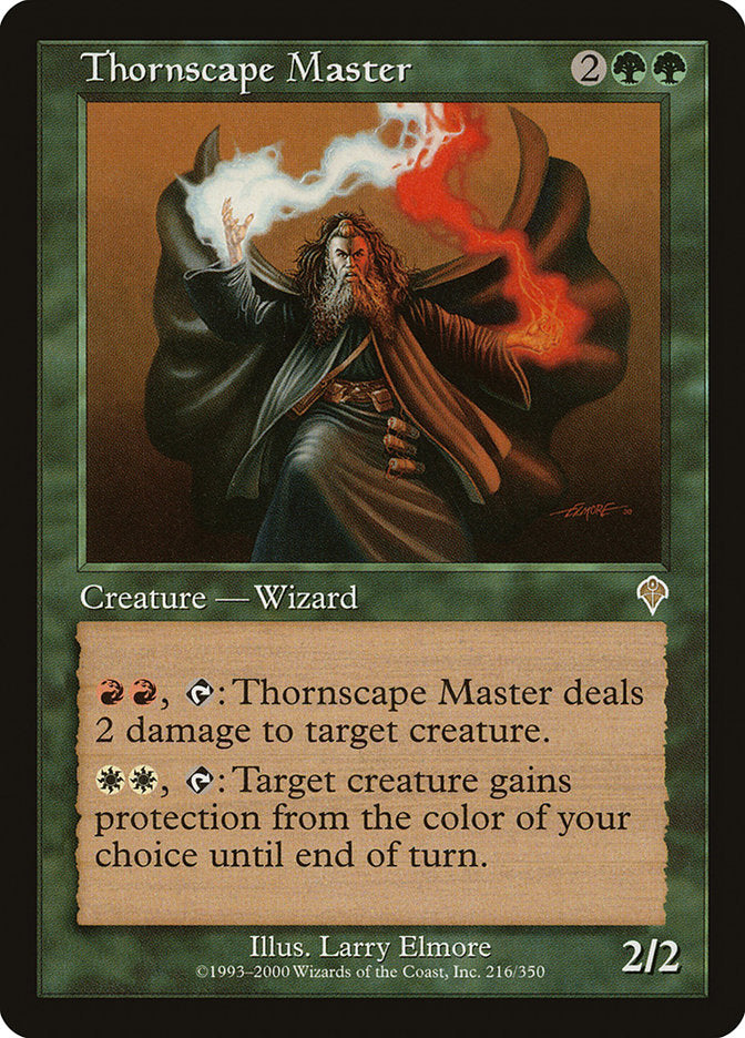 Thornscape Master [Invasion] [Foil]