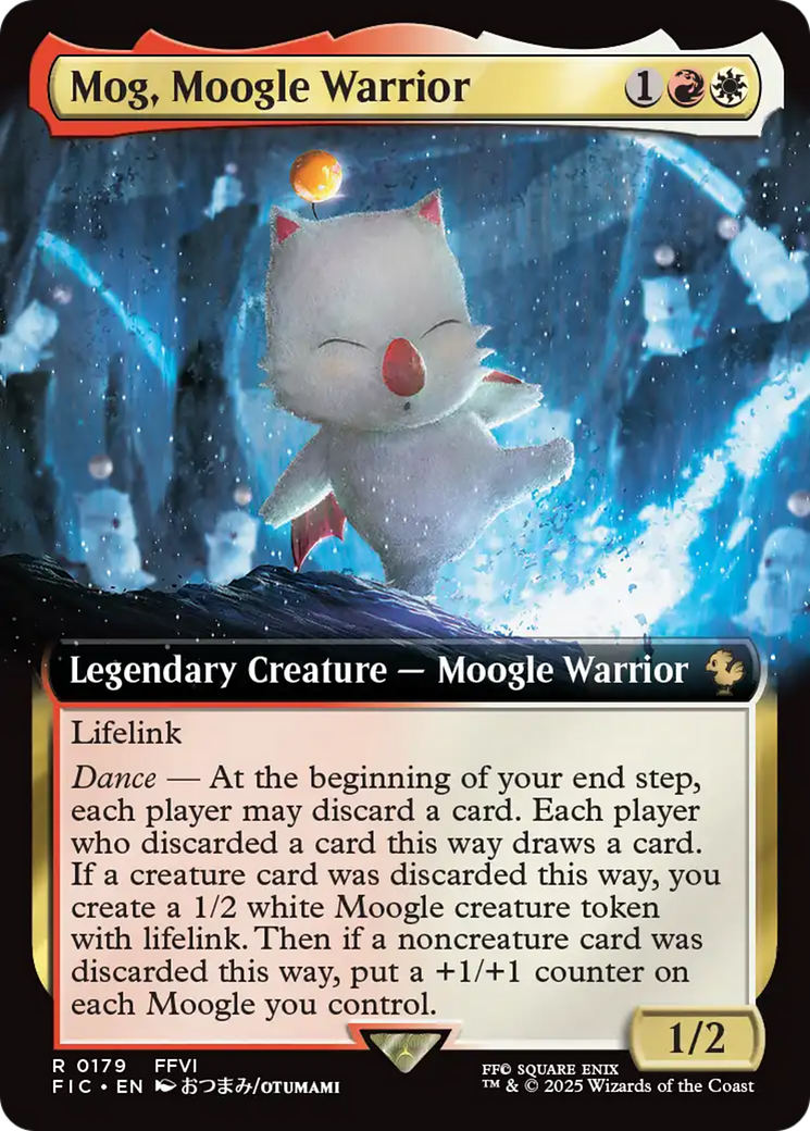 Mog, Moogle Warrior (Extended Art) [FINAL FANTASY Commander] [Foil]