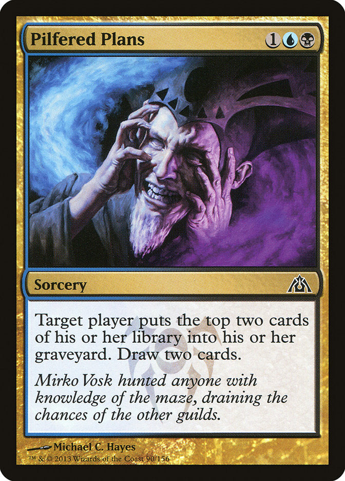 Pilfered Plans [Dragon's Maze] [Foil]