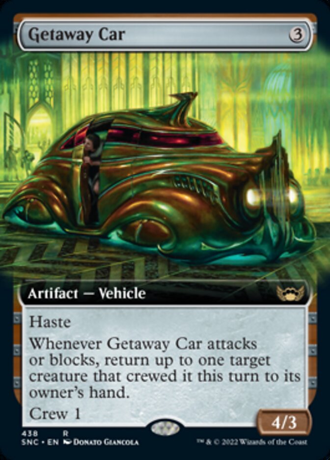 Getaway Car (Extended Art) [Streets of New Capenna] [Foil]
