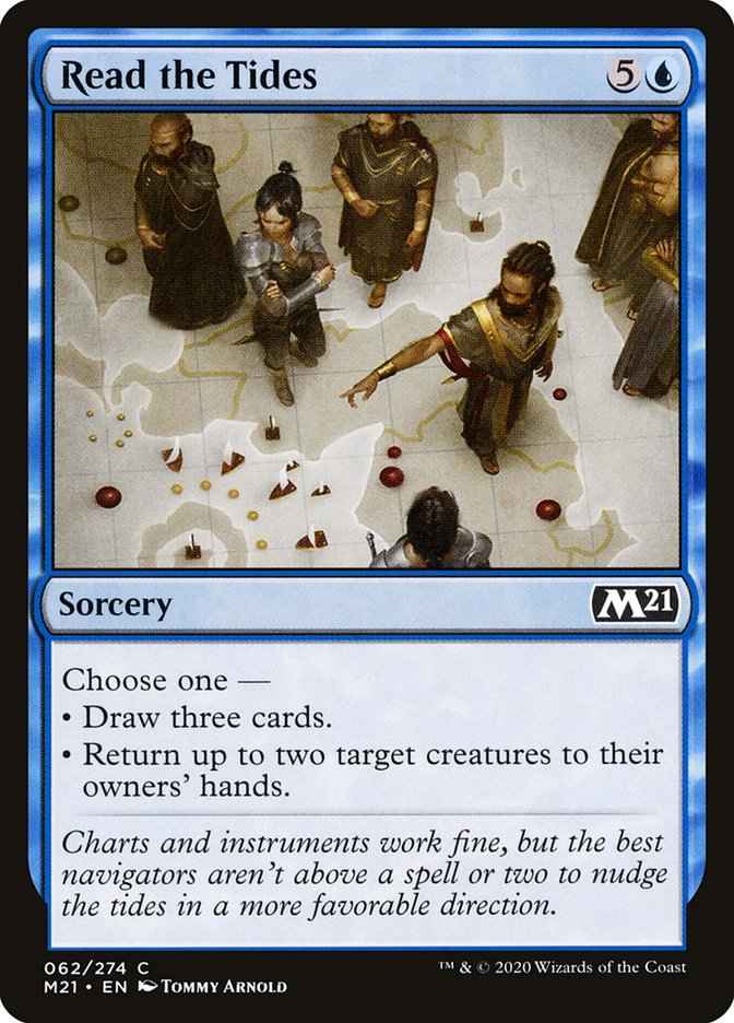 Read the Tides [Core Set 2021] [Foil]