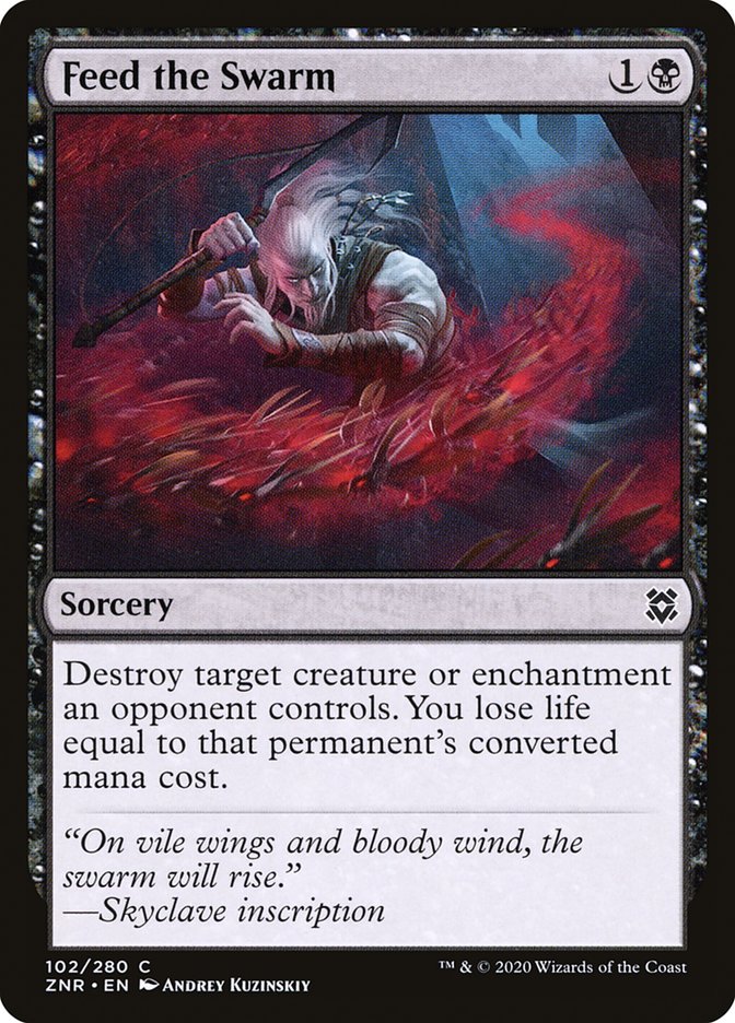 Feed the Swarm [Zendikar Rising] [Foil]