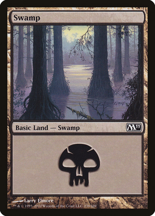 Swamp (239) [Core Set 2011] [Foil]