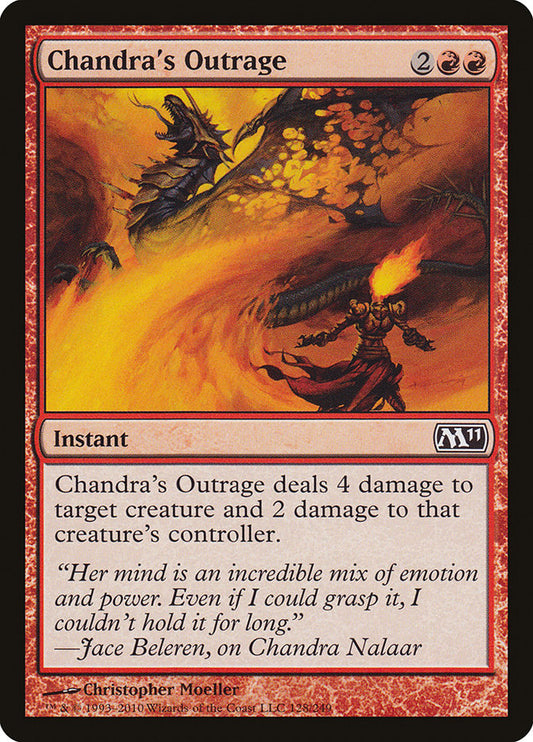 Chandra's Outrage [Core Set 2011] [Foil]