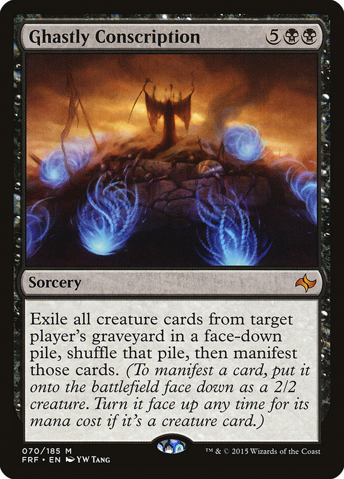 Ghastly Conscription [Fate Reforged] [Foil]