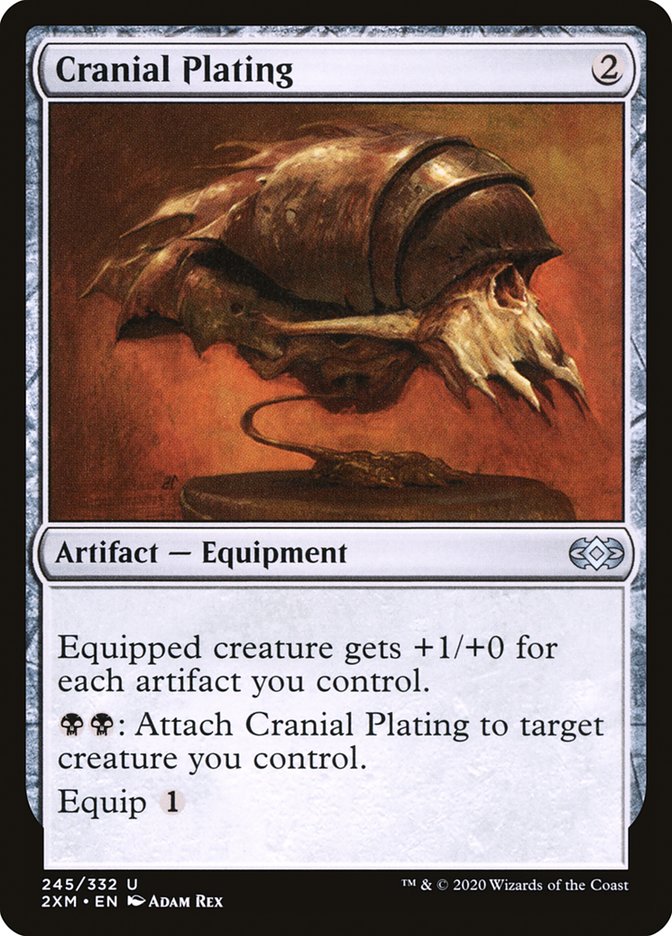 Cranial Plating [Double Masters] [Foil]