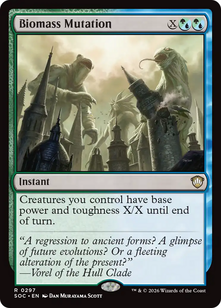 Biomass Mutation [Secrets of Strixhaven Commander] [Foil]