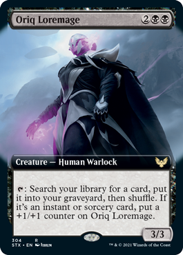 Oriq Loremage (Extended Art) [Strixhaven: School of Mages] [Foil]