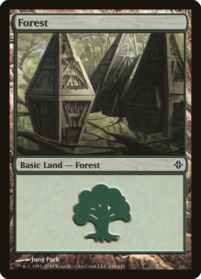 Forest (248) [Rise of the Eldrazi] [Foil]