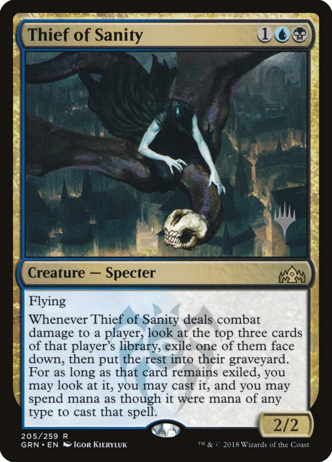 Thief of Sanity (Promo Pack) [Guilds of Ravnica Promos] [Foil]