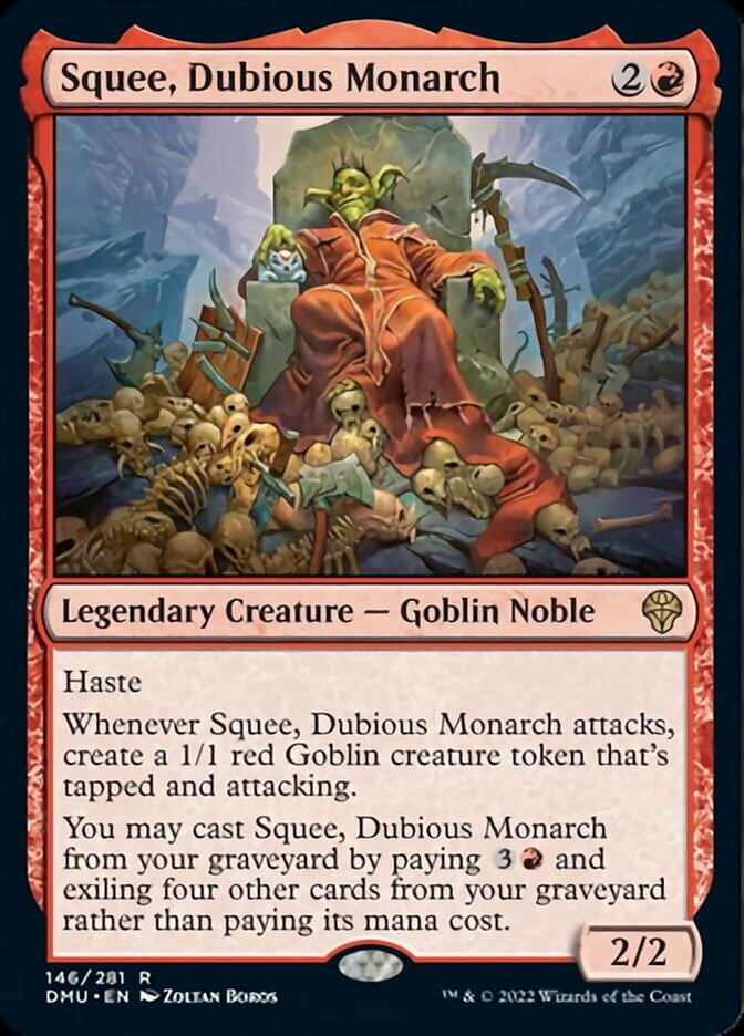 Squee, Dubious Monarch [Dominaria United] [Foil]
