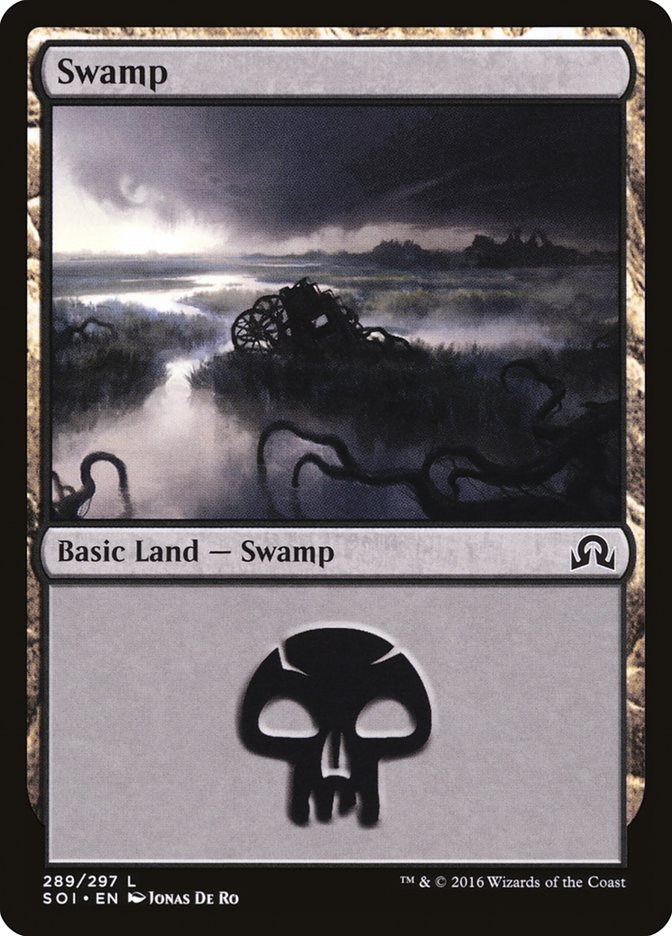 Swamp (289) [Shadows over Innistrad] [Foil]