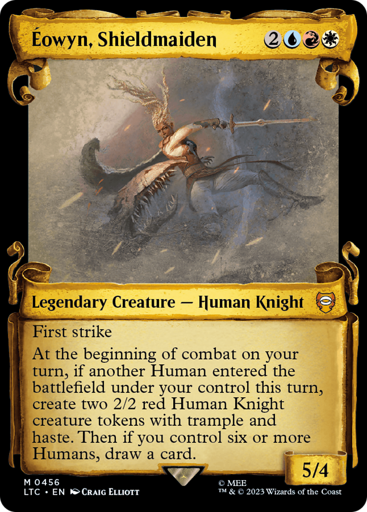 Eowyn, Shieldmaiden [The Lord of the Rings: Tales of Middle-Earth Commander Showcase Scrolls] [Foil]