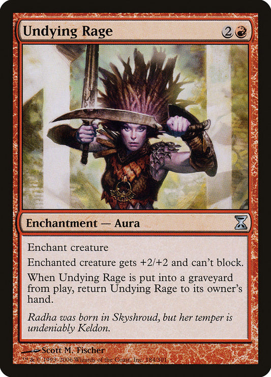 Undying Rage [Time Spiral] [Foil]