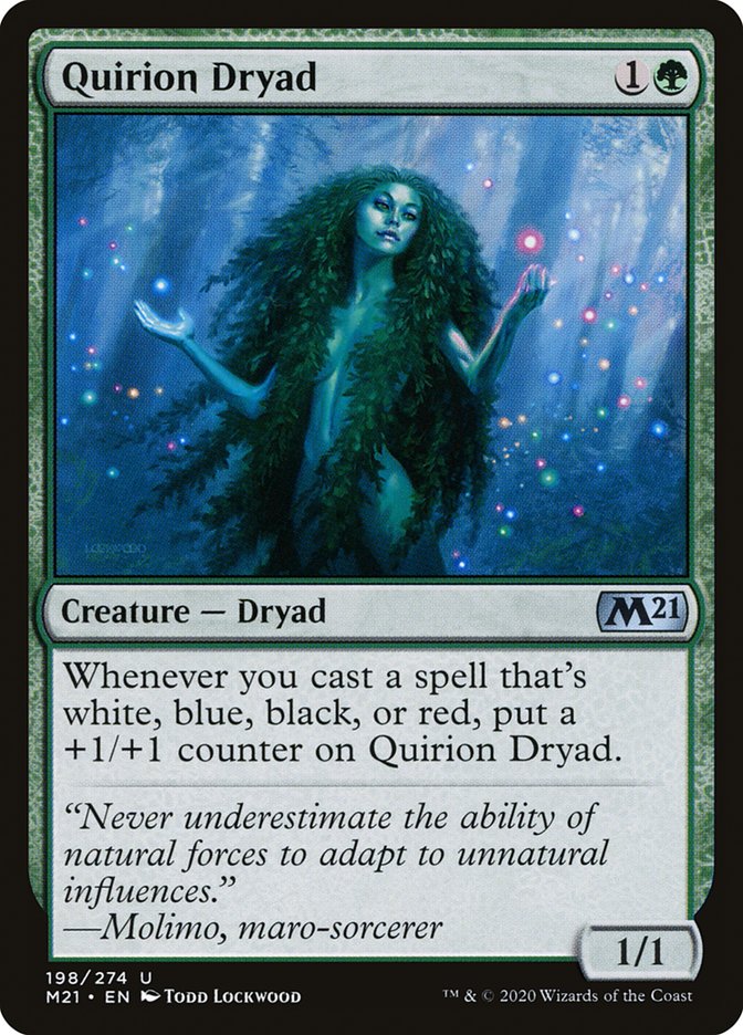 Quirion Dryad [Core Set 2021] [Foil]
