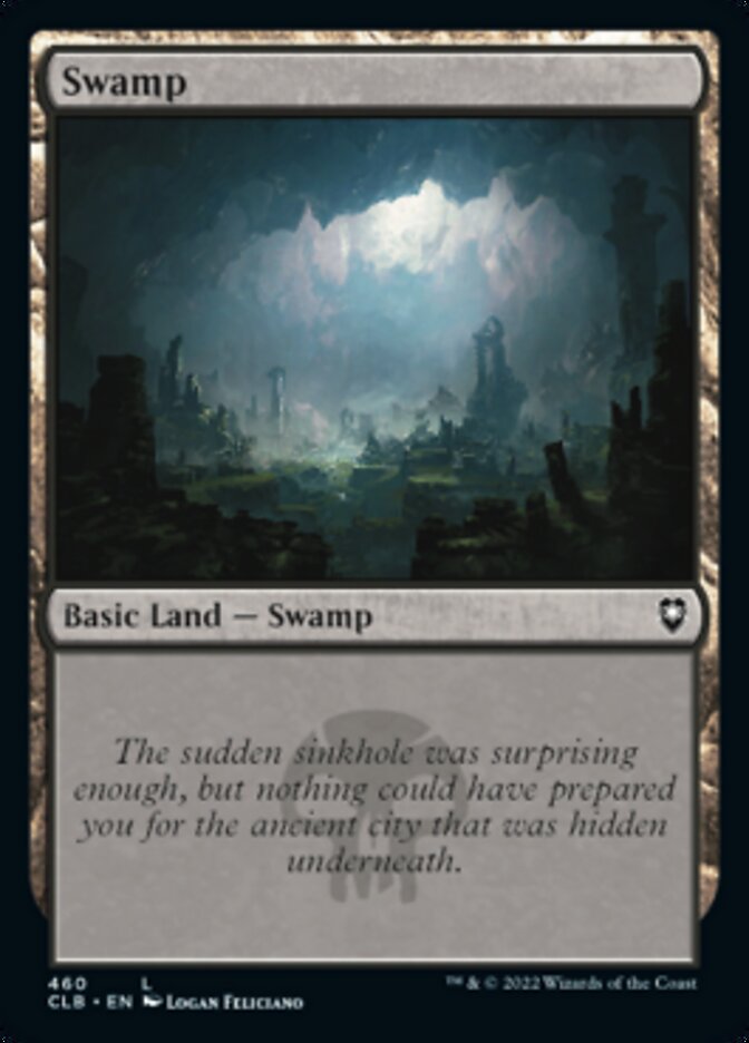 Swamp (460) [Commander Legends: Battle for Baldur's Gate] [Foil]