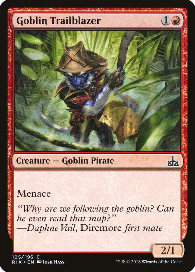 Goblin Trailblazer [Rivals of Ixalan] [Foil]