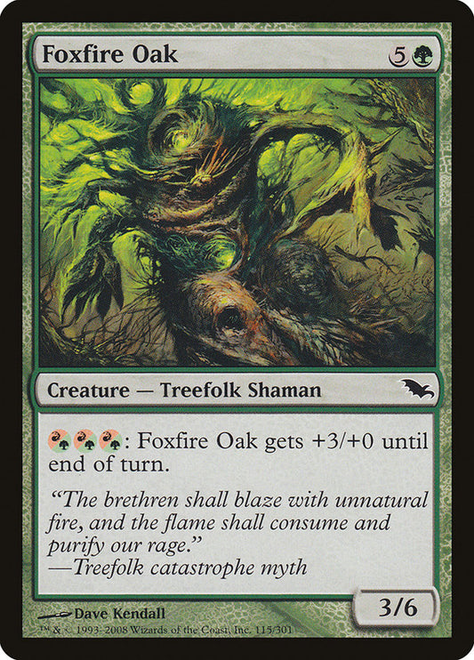 Foxfire Oak [Shadowmoor] [Foil]