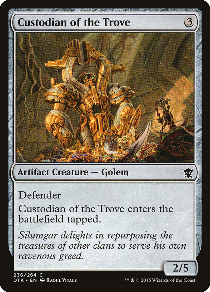 Custodian of the Trove [Dragons of Tarkir] [Foil]