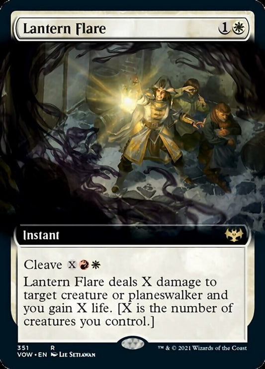 Lantern Flare (Extended Art) [Innistrad: Crimson Vow] [Foil]