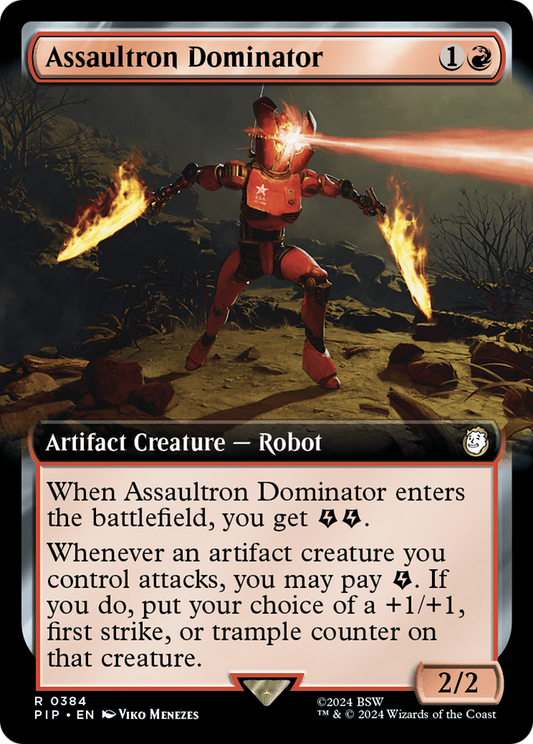 Assaultron Dominator (Extended Art) [Fallout] [Foil]