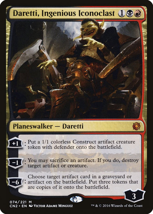 Daretti, Ingenious Iconoclast [Conspiracy: Take the Crown] [Foil]
