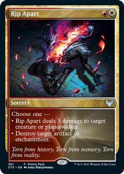 Rip Apart (Promo Pack) [Strixhaven: School of Mages Promos] [Foil]