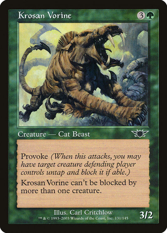 Krosan Vorine [Legions] [Foil]