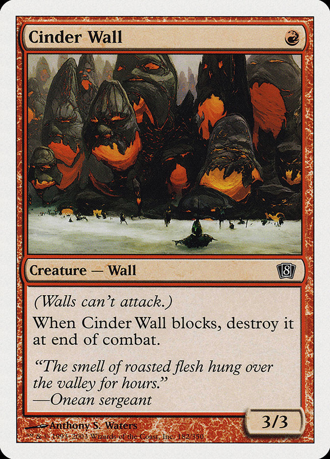 Cinder Wall [Eighth Edition] [Foil]