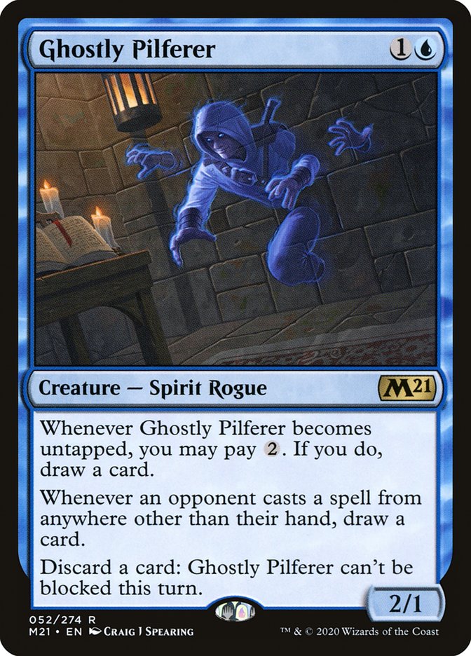 Ghostly Pilferer [Core Set 2021] [Foil]