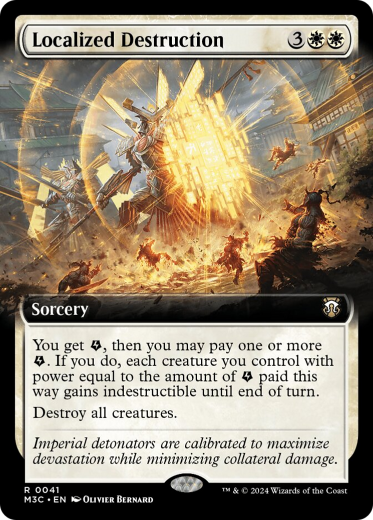 Localized Destruction (Extended Art) [Modern Horizons 3 Commander] [Foil]