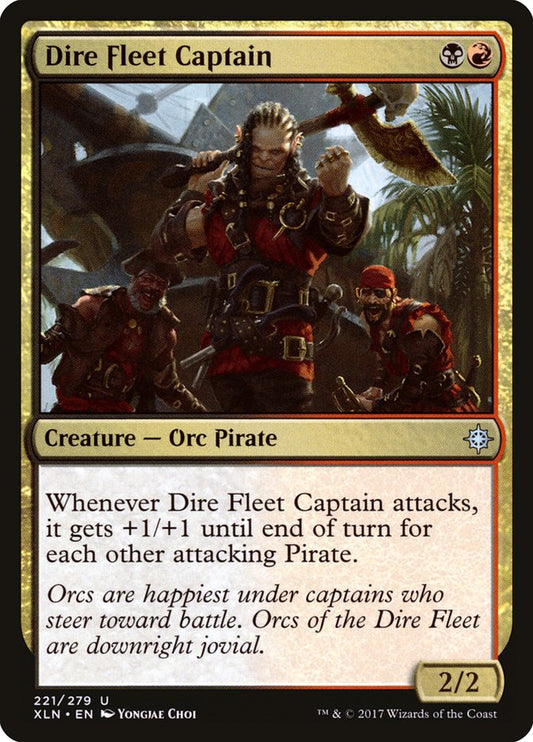 Dire Fleet Captain [Ixalan] [Foil]
