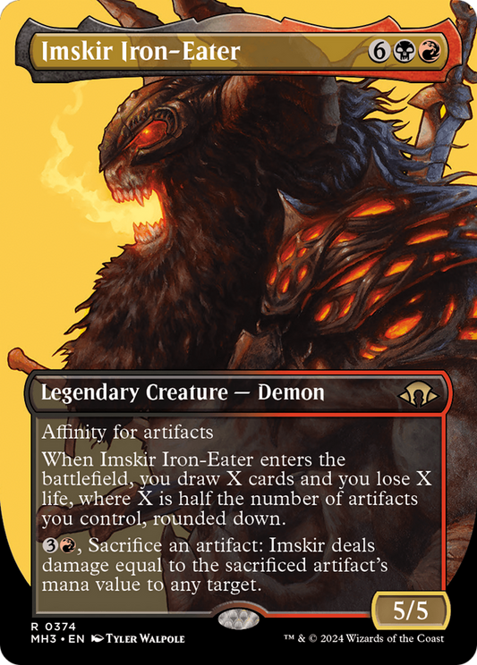 Imskir Iron-Eater (Borderless) [Modern Horizons 3] [Foil]