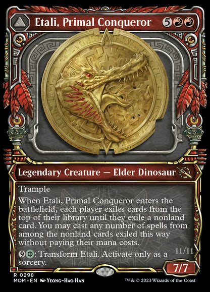 Etali, Primal Conqueror // Etali, Primal Sickness (Showcase Planar Booster Fun) [March of the Machine] [Foil]