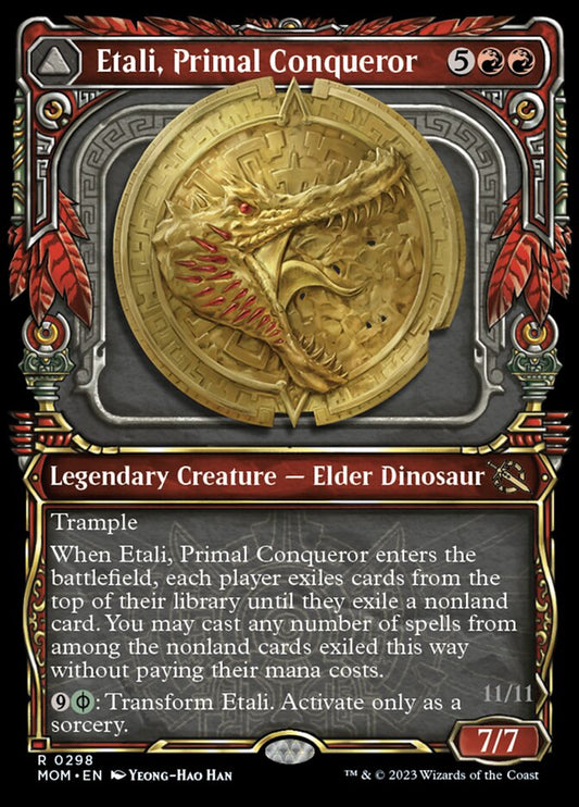 Etali, Primal Conqueror // Etali, Primal Sickness (Showcase Planar Booster Fun) [March of the Machine] [Foil]